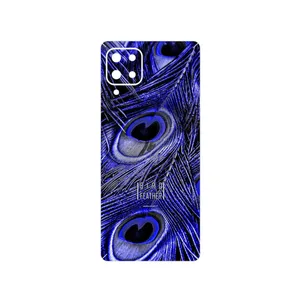 MAHOOT Purple Feather Cover Sticker for Samsung Galaxy M62