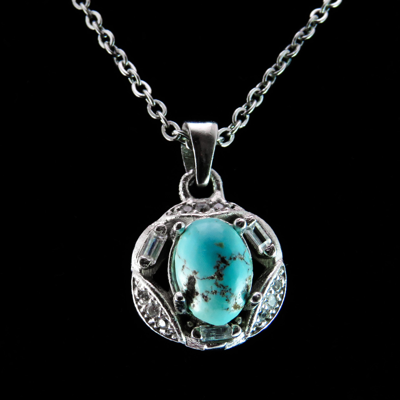 نیم ست نقره زنانه کد AV029