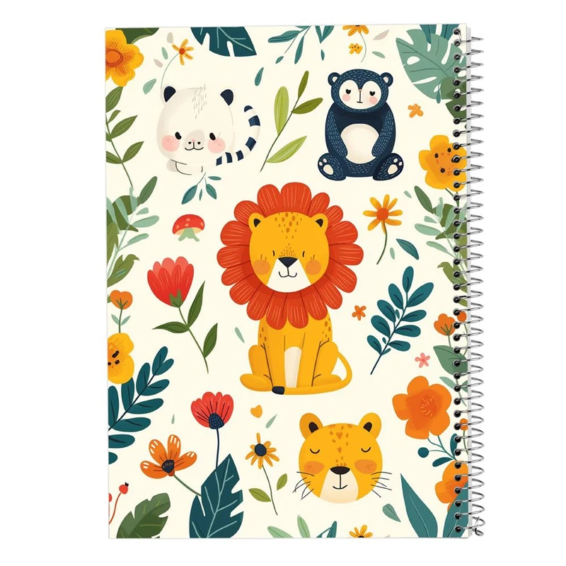 دفتر شطرنجی 50 برگ مدوپد طرح موجودات فانتزی کد DF16906