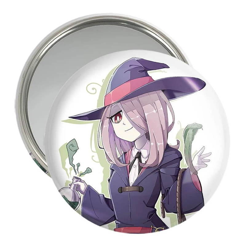 آینه جیبی خندالو مدل سوسی انیمه Little Witch Academia  کد 22846
