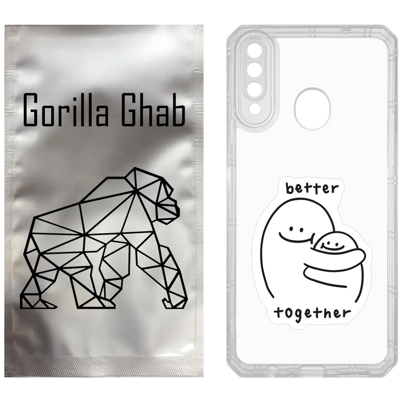 کاور گوریلا قاب مدل CLG کد 90 طرح Together مناسب برای گوشی موبایل سامسونگ Galaxy A20s