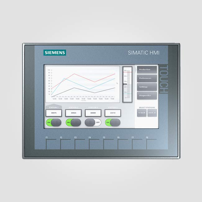 نمایشگر صنعتی زیمنس مدل KTP700 نمایشگر صنعتی زیمنس مدل KTP700