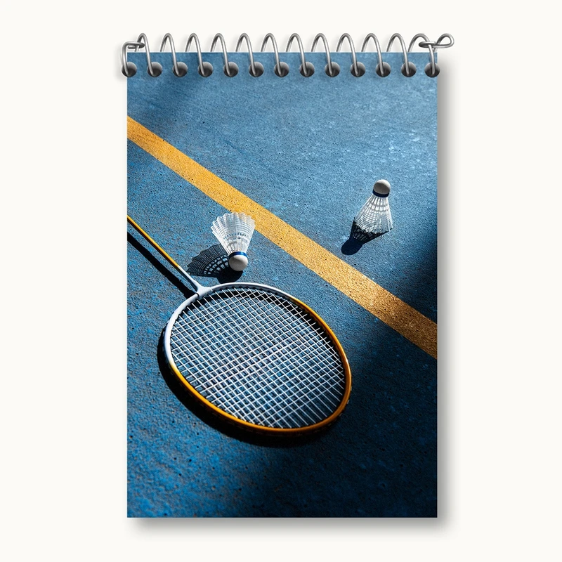 دفتر یادداشت 50 برگ خندالو مدل بدمینتون کد F2353