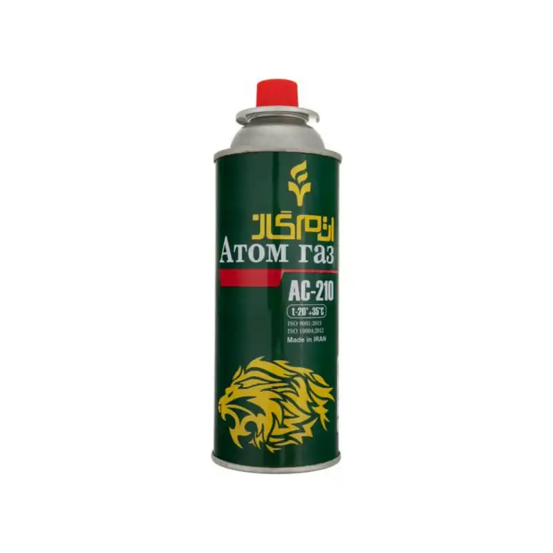 کپسول گاز اتم گاز مدل 020 وزن 210 گرم مجموعه 4 عددی