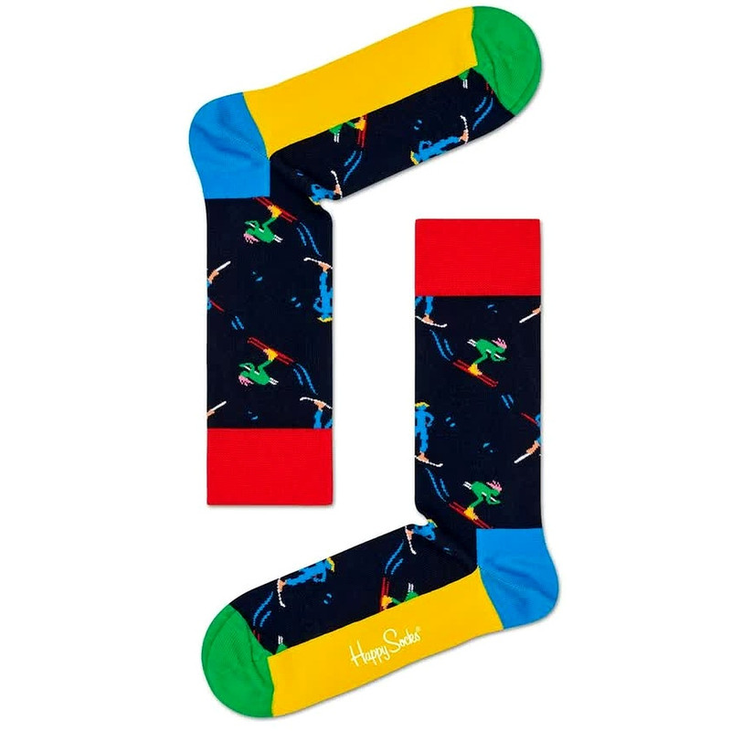 جوراب ساق بلند هپی ساکس مدل Skiing