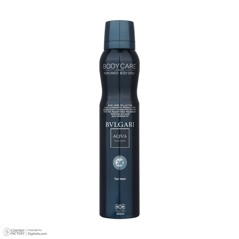 اسپری بدن زنانه بادی کر مدل Bvlgari Aqua حجم 200 میلی لیتر اسپری بدن زنانه بادی کر مدل Bvlgari Aqua حجم 200 میلی لیتر