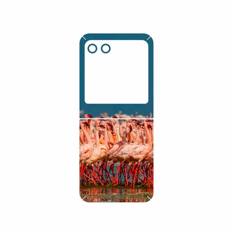 برچسب پوششی ماهوت مدل Flamingo مناسب برای گوشی موبایل موتورولا Razr 40 Ultra