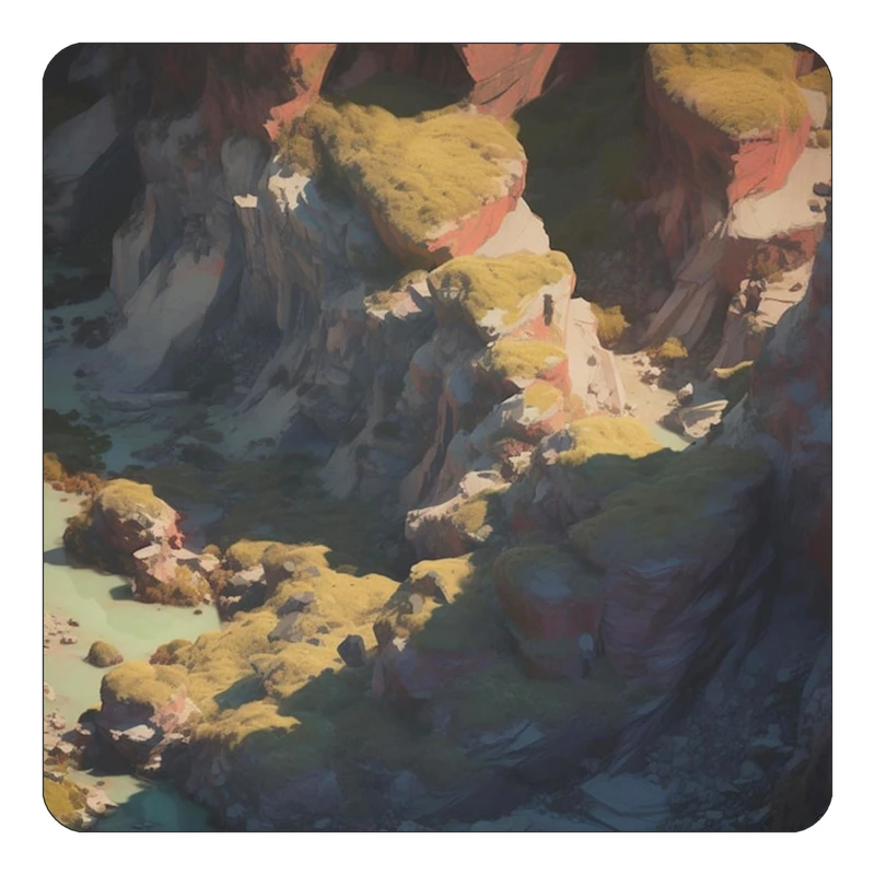 مگنت کاکتی طرح نقاشی رنگ روغن مدل mp72189