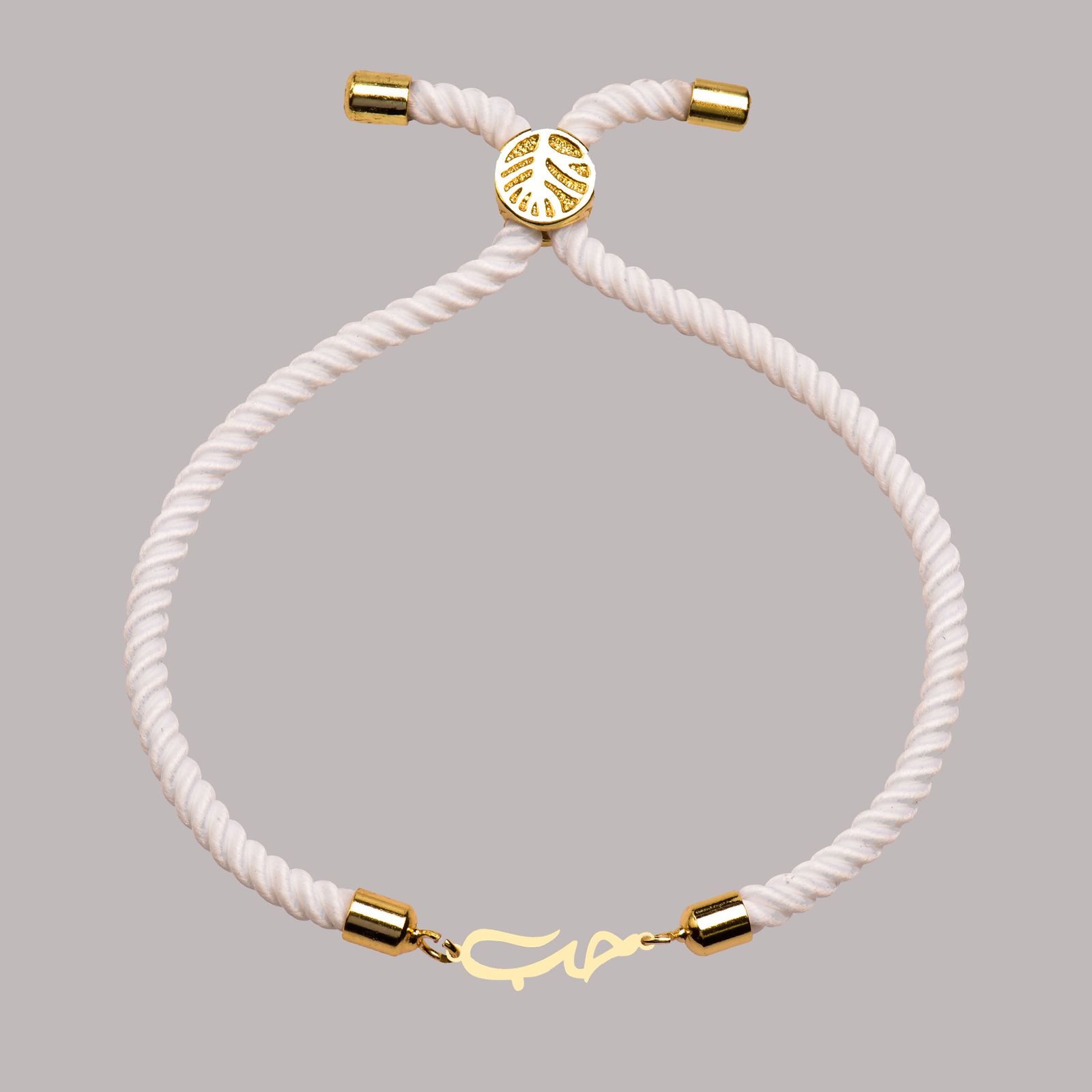 دستبند طلا 18 عیار زنانه کرابو طرح حب مدل Kr102225 -  - 1