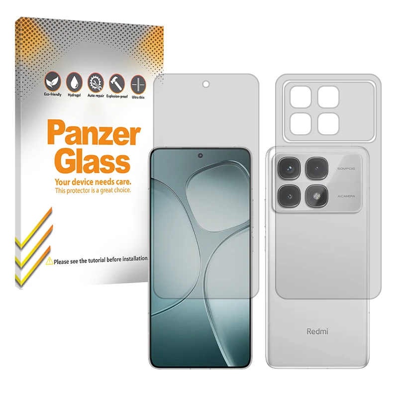 محافظ صفحه نمایش مات پنزر گلس مدل هیدروژلی مناسب برای گوشی موبایل شیائومی Redmi K70 Ultra به همراه محافظ پشت گوشی