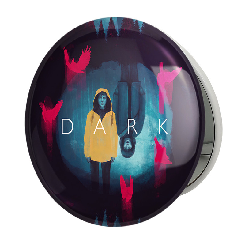 آینه جیبی خندالو طرح سریال دارک Dark مدل تاشو کد 10169 