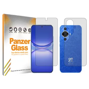 Panzer Glass Resistant model transparent screen protector suitable for Huawei Nova 12 Lite mobile phone along with the back protector