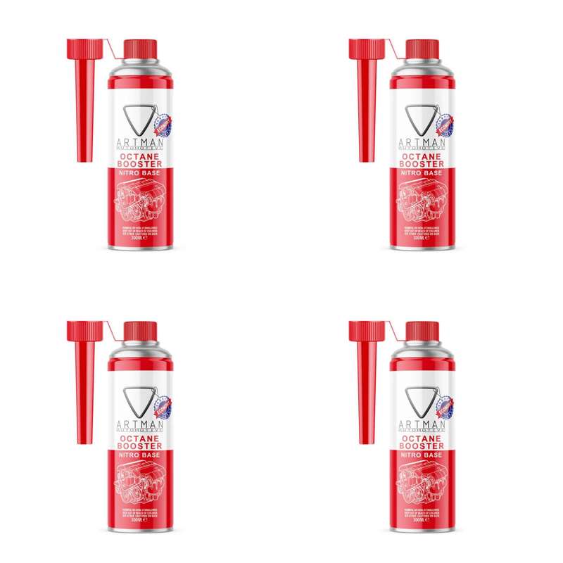 اکتان بوستر خودرو بنزینی آرتمن مدل 3001 حجم 300 میلی لیتر بسته 4 عددی