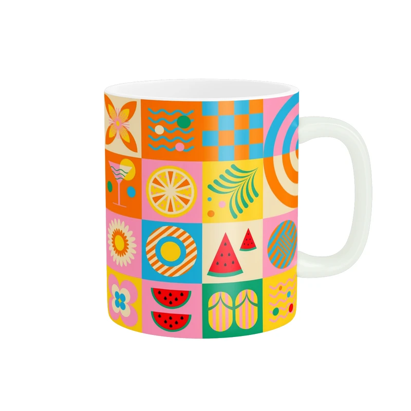 ماگ پاد آفرین طرح نقاشی کد 4898