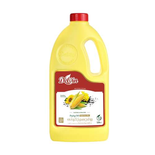 روغن سرخ کردنی بر پایه روغن ذرت دلوین - 1800 میلی لیتر