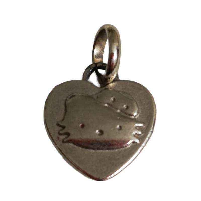 آویز گردنبند بچگانه مدل کیتی قلب