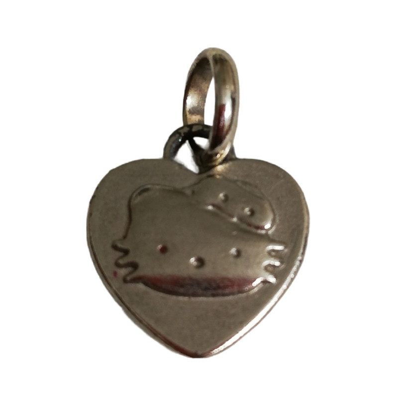 آویز گردنبند بچگانه مدل کیتی قلب