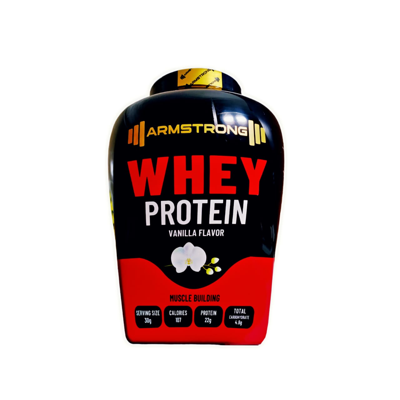 پودر وی پروتئین با طعم وانیل آرم استرانگ - 1800 گرم