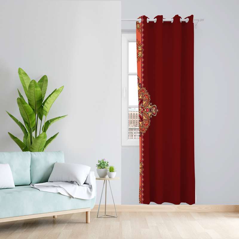پرده طرح سنتی مدل مخمل پانچی کد L 194 Z سایز 140x200 سانتی متر پرده طرح سنتی مدل مخمل پانچی کد L 194 Z سایز 140x200 سانتی متر