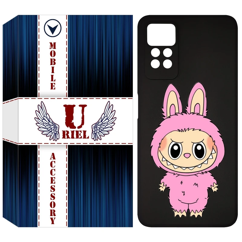 کاور یوریل قاب مدل KSH کد 129 طرح عروسک لبوبو مناسب برای گوشی موبایل شیائومی Redmi Note 12 Pro 4G