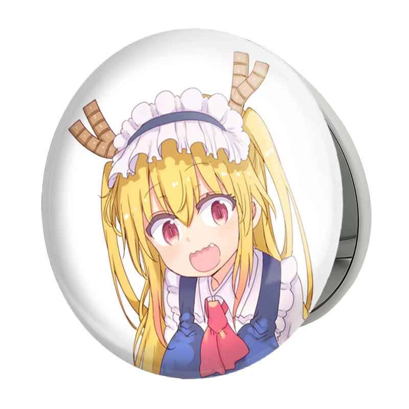 آینه جیبی خندالو طرح توهرو انیمه اژدهای خدمتکار کوبایاشی مدل تاشو کد 36289