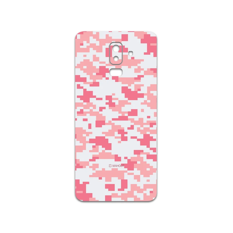 برچسب پوششی ماهوت مدل Army-Pink-pixel مناسب برای گوشی موبایل سامسونگ Galaxy J8