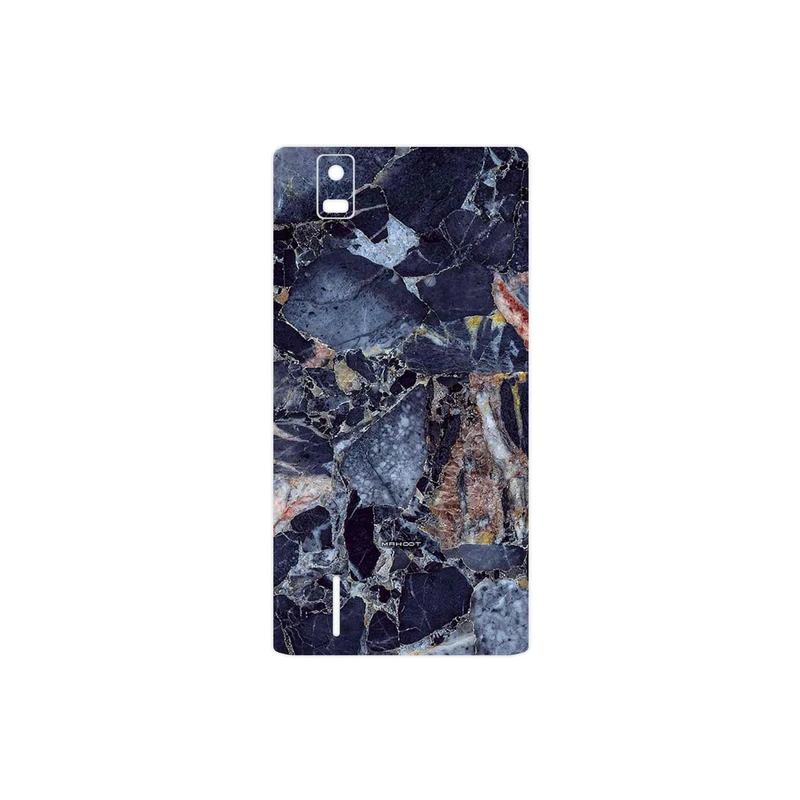 برچسب پوششی ماهوت مدل Broken black marble مناسب برای گوشی موبایل هوآوی Ascend P2