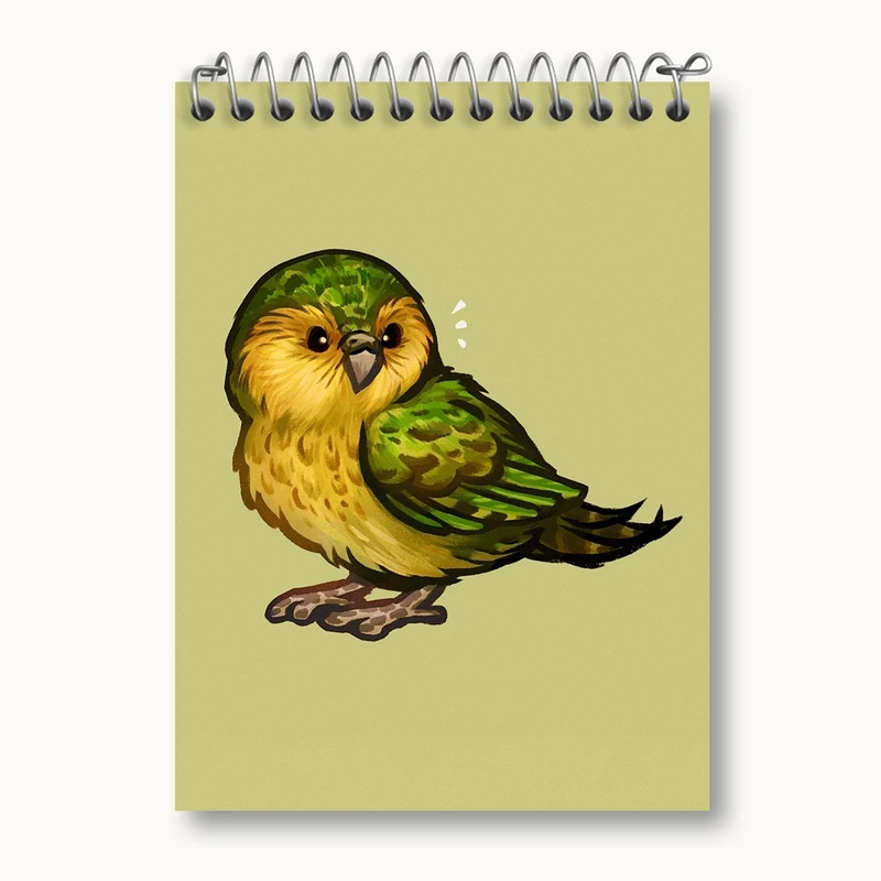 دفتر یادداشت 50 برگ خندالو مدل گنجشک حیوانات بامزه کد 21052