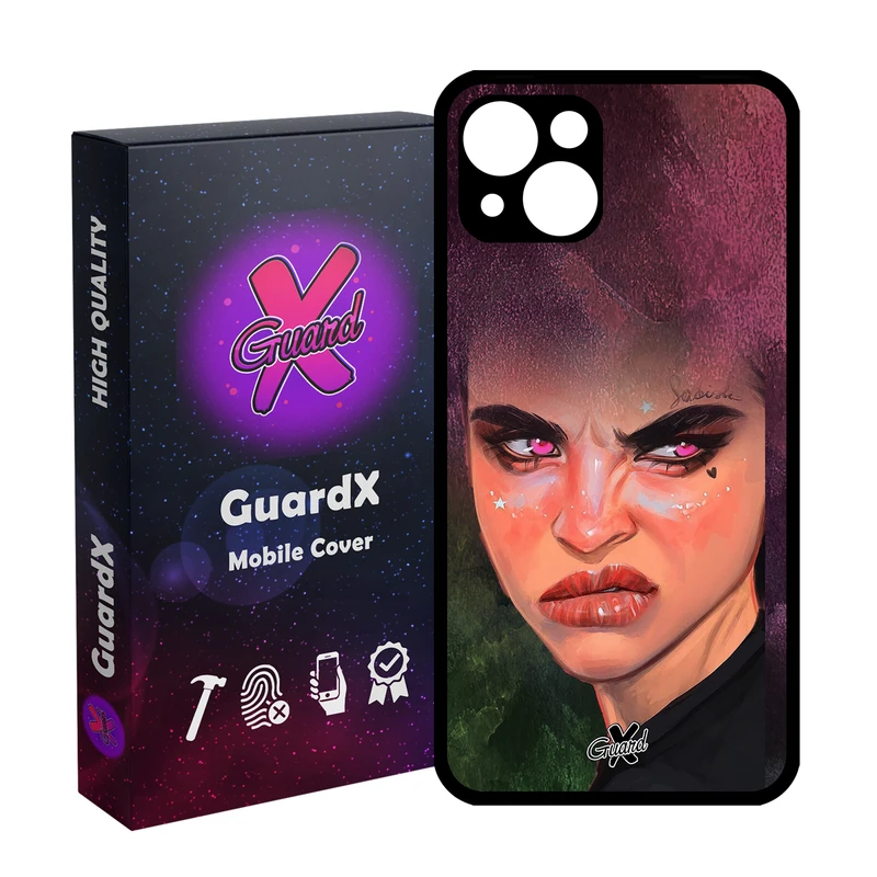 کاور گارد ایکس طرح Girl مدل Glass10260 مناسب برای گوشی موبایل اپل iPhone 13