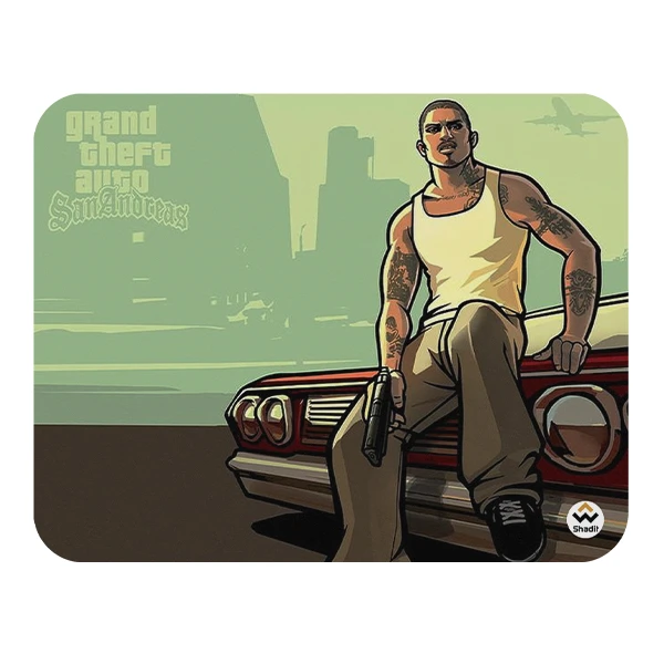 ماوس پد شادیت مدل جی تی ای کد07 سایز24*19سانتی متر
