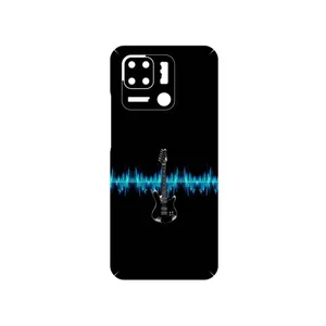 MAHOOT Electric Guitar Cover Sticker for Xiaomi Redmi 10 Power