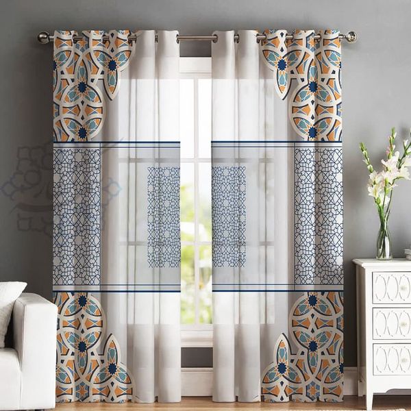 پرده شمسه نگار مدل TR577 سایز 300×140 سانتی متر