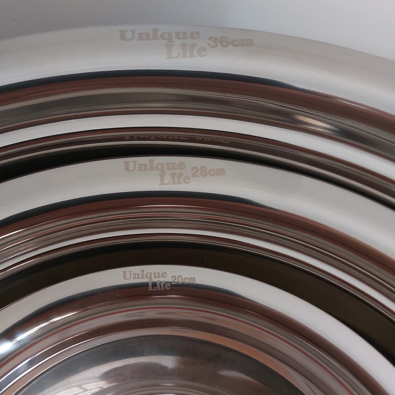 سرویس لگن یونیک لایف مدل استیل 36 مجموعه سه عددی