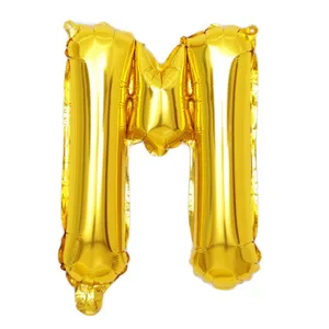 بادکنک فویلی طرح حروف انگلیسی مدل M