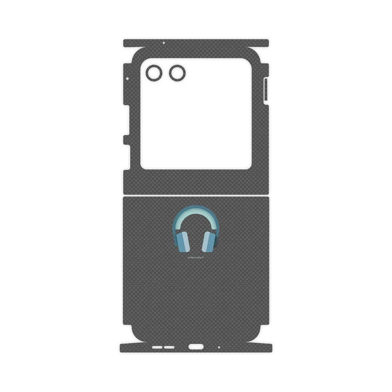 برچسب پوششی ماهوت مدل Minimal Headphone Icon-FullSkin مناسب برای گوشی موبایل موتورولا Razr 40 Ultra