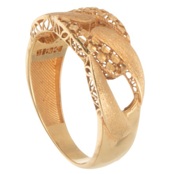 انگشتر طلا 18 عیار زنانه دوست خوب مدل dk268