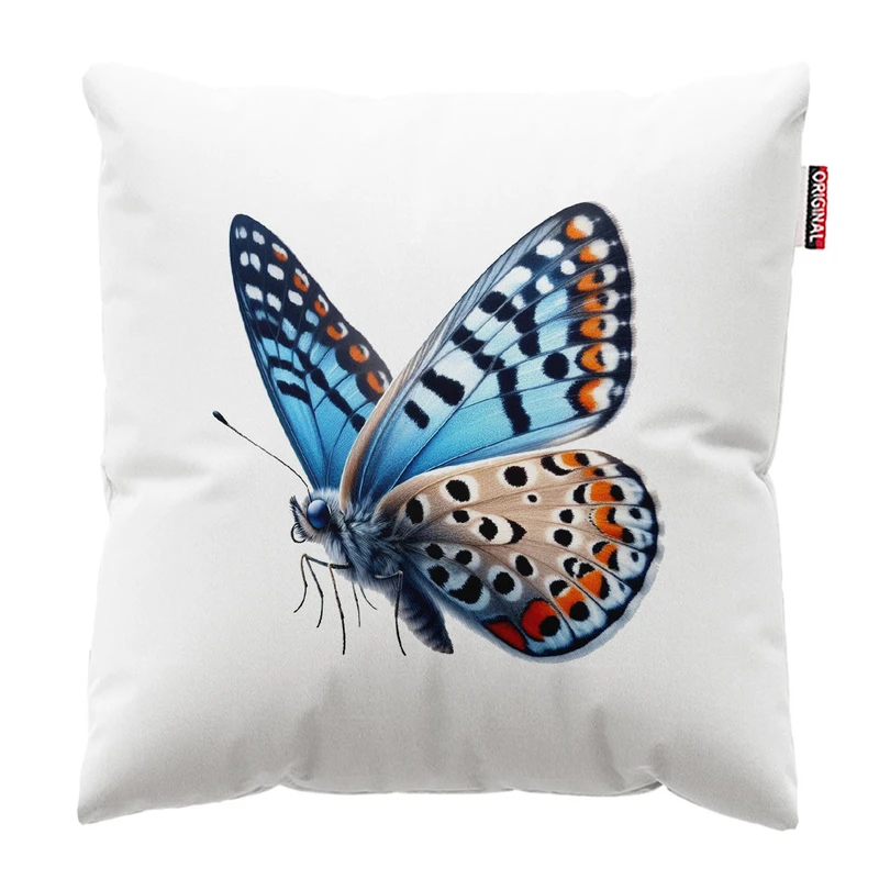    کوسن پاد آفرین طرح پروانه کد 1585 سایز 30*30 سانتی متر