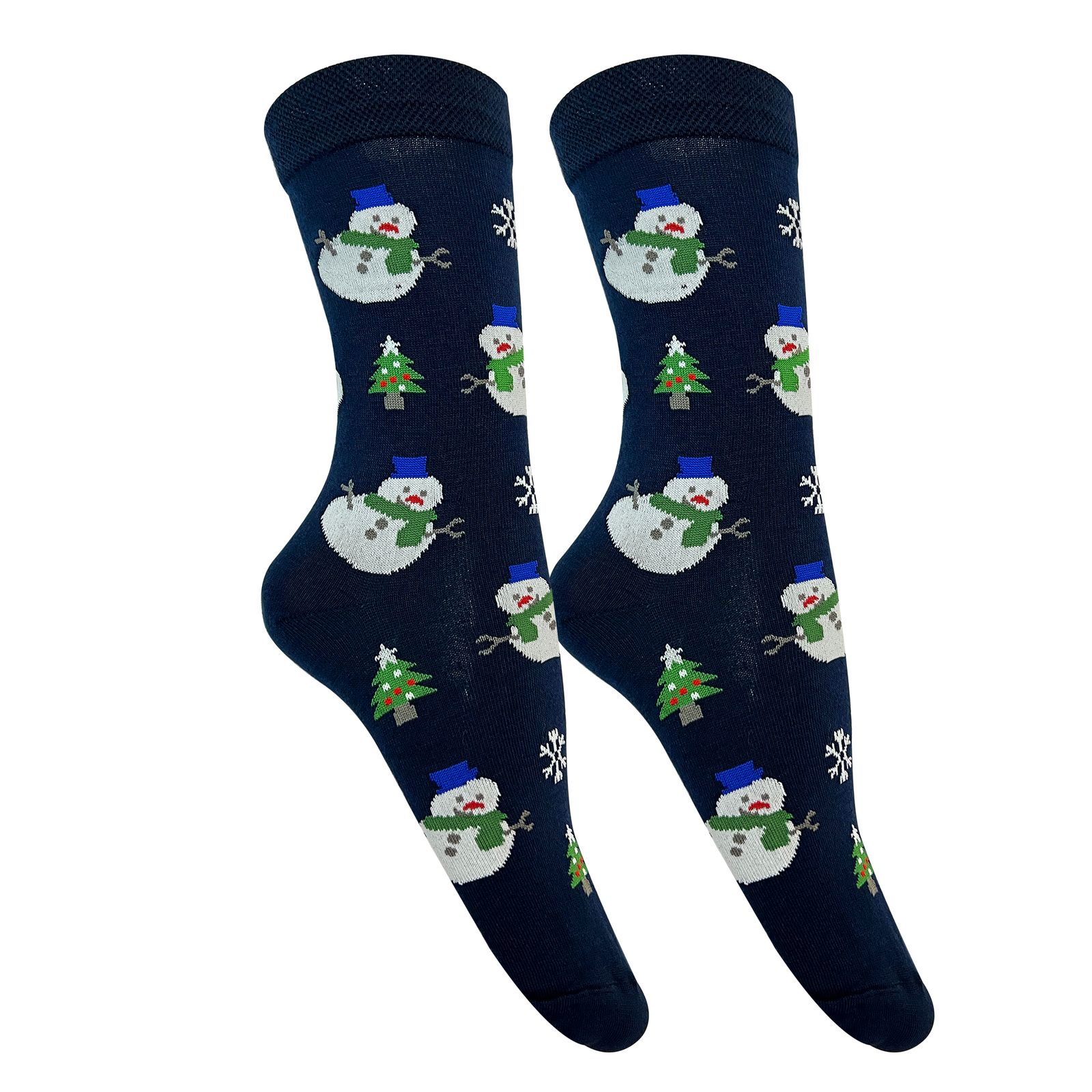 جوراب زنانه تن پوش هنگامه مدل آدم برفی کد SO01 -  - 1