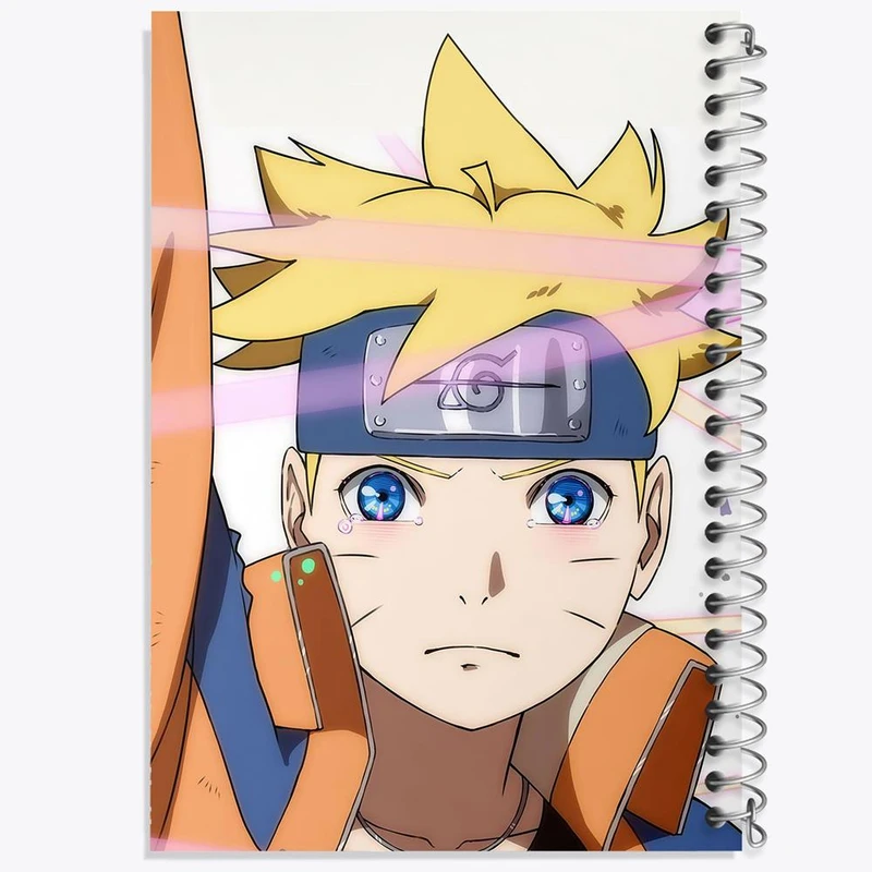 دفتر لیست خرید 50 برگ خندالو طرح ناروتو ازوماکی انیمه بوروتو Boruto کد 15721