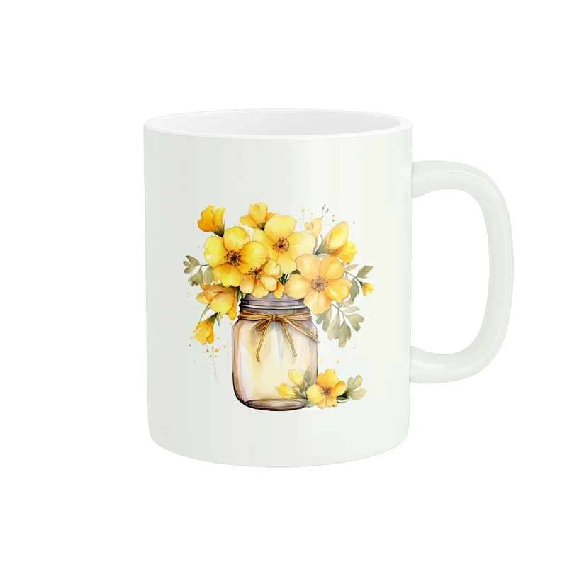 ماگ پاد آفرین طرح گل کد 402