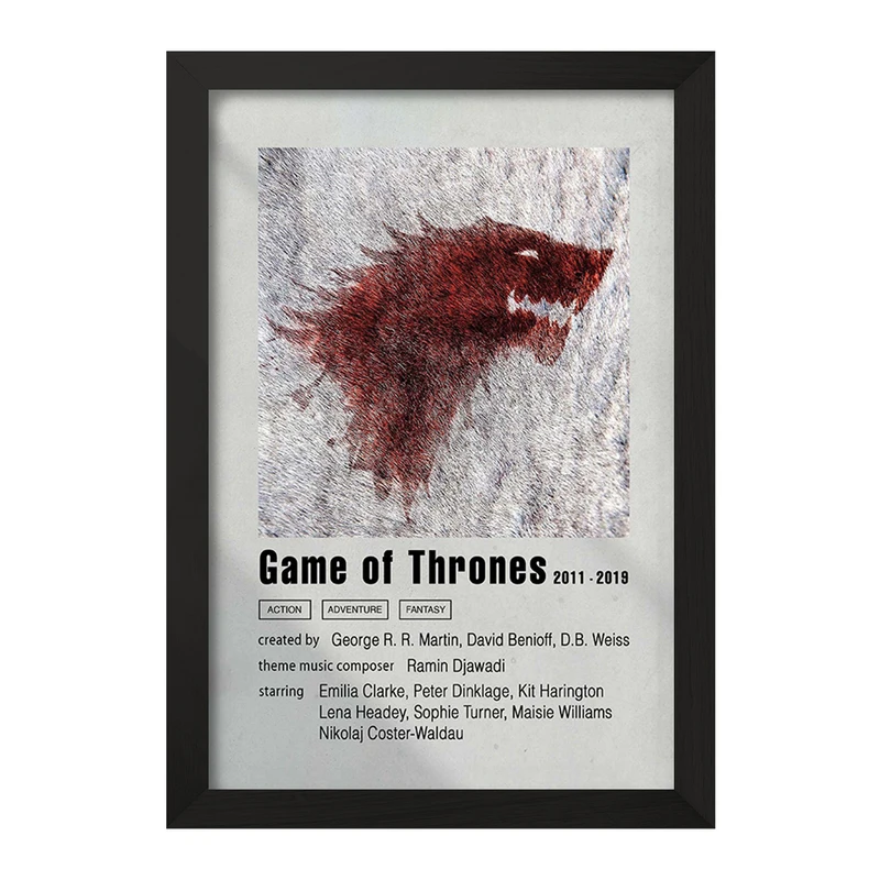 تابلو خندالو مدل گیم اف ترونز کد F11276