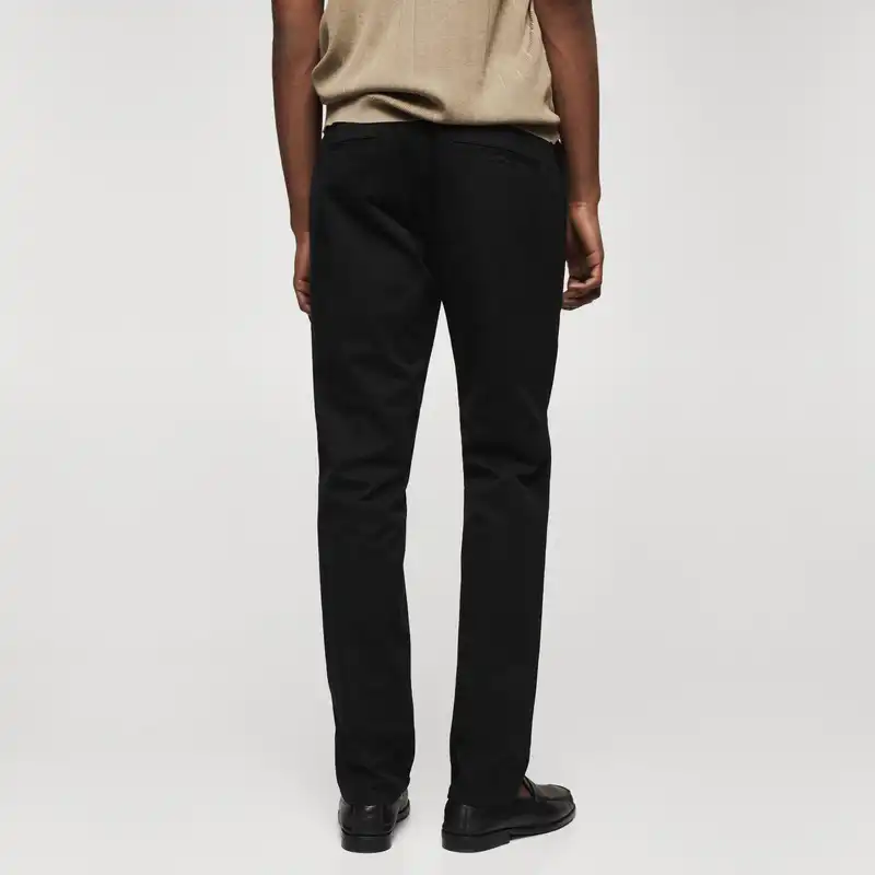 شلوار مردانه مانگو مدل کتان کد BK844BOR