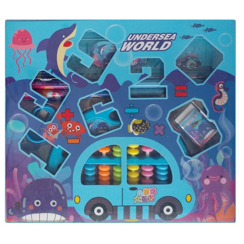بسته لوازم التحریر مدل UNDERSEA WORLD مجموعه 6 عددی