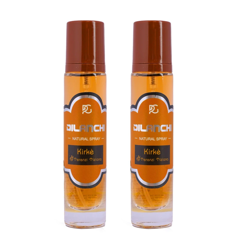 عطر جیبی مردانه دیلانچی مدل کریکه با رایحه شیرین و گرم حجم 30 میلی‌لیتر مجموعه 2 عددی