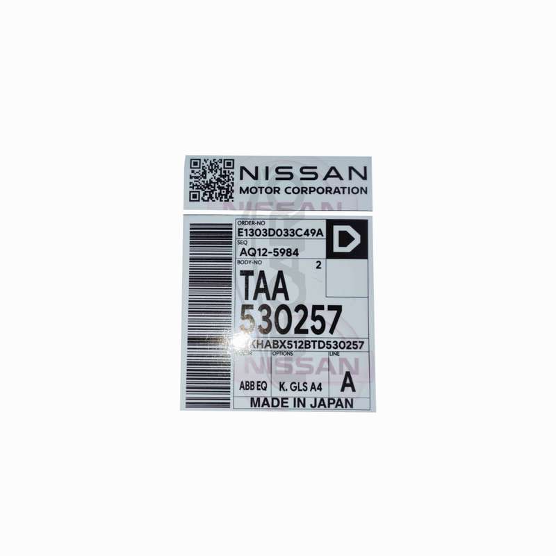 برچسب بدنه خودرو ریک آرو مدل nissan