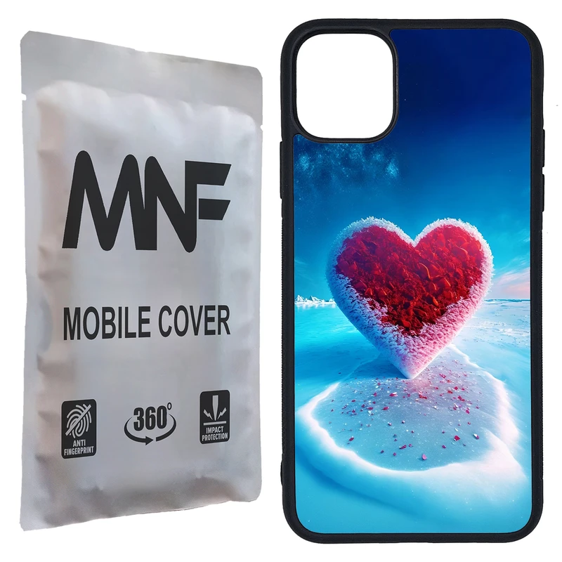 کاور ام ان اف طرح قلب یخی کد P-041 مناسب برای گوشی موبایل اپل iPhone 11 Pro Max