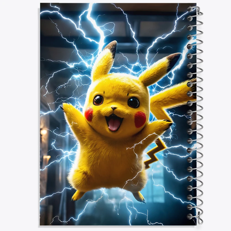 دفتر مشق 50 برگ خندالو طرح انیمه پوکمون (pokemon) کد F5587