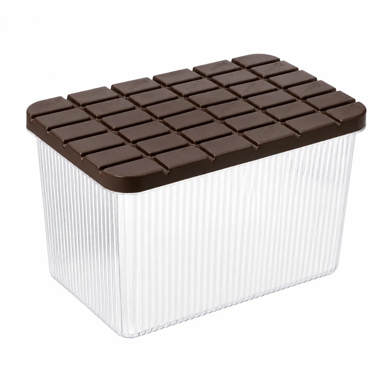 ظرف نگهدارنده با بدنه پلاستیکی مدل choco مناسب برای قرار دادن در یخچال