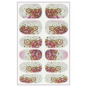 استیکر طراحی ناخن مدل ژله ای کد J71