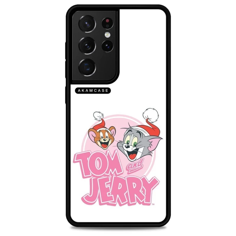 کاور آکام مدل AMC-WSGS21U-TOM & JERRY11 مناسب برای گوشی موبایل سامسونگ Galaxy S21 Ultra